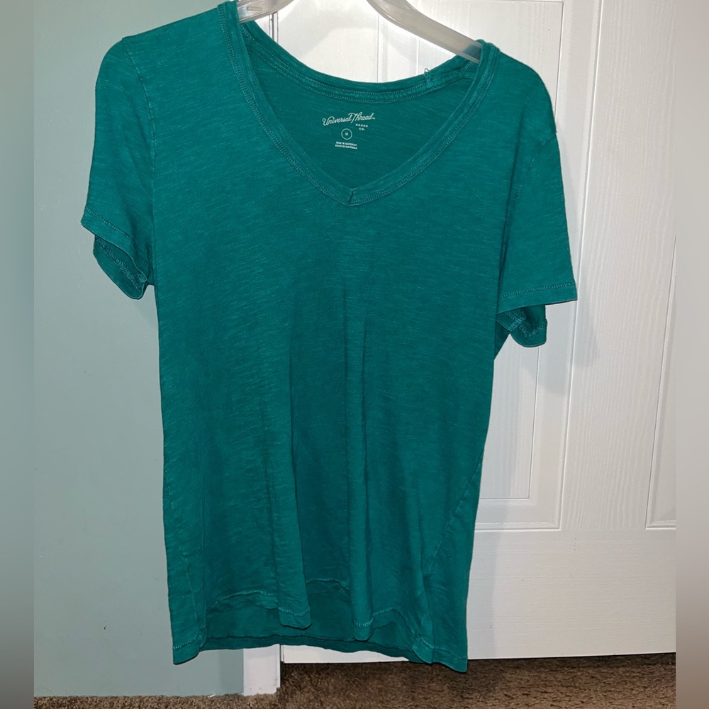 Teal shirt